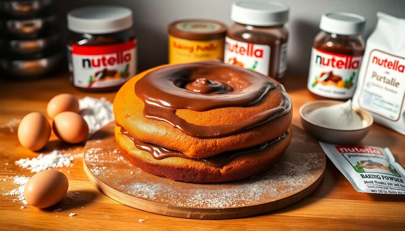 Génoise fourrée au Nutella : la recette gourmande
