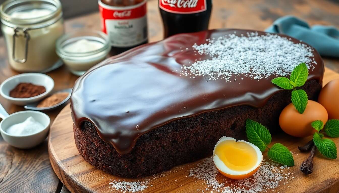 Gâteau au chocolat et Coca-Cola : la recette originale et savoureuse