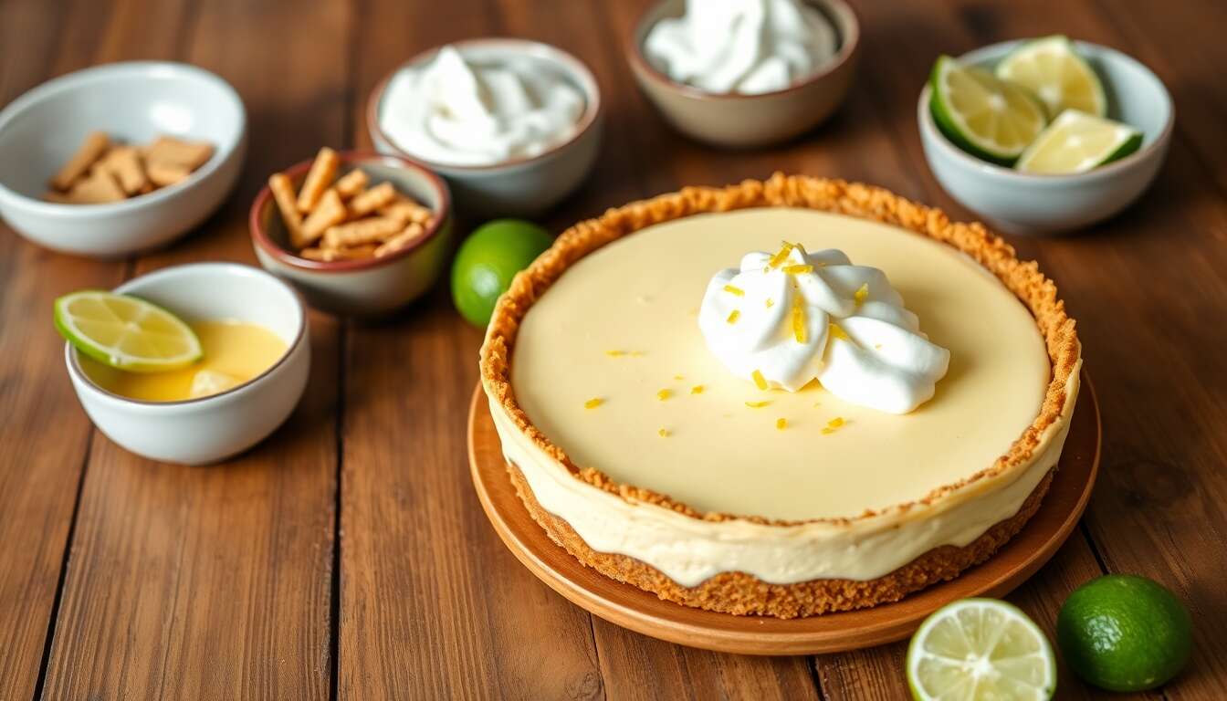 Recette de Key Lime Pie : un dessert rafraîchissant
