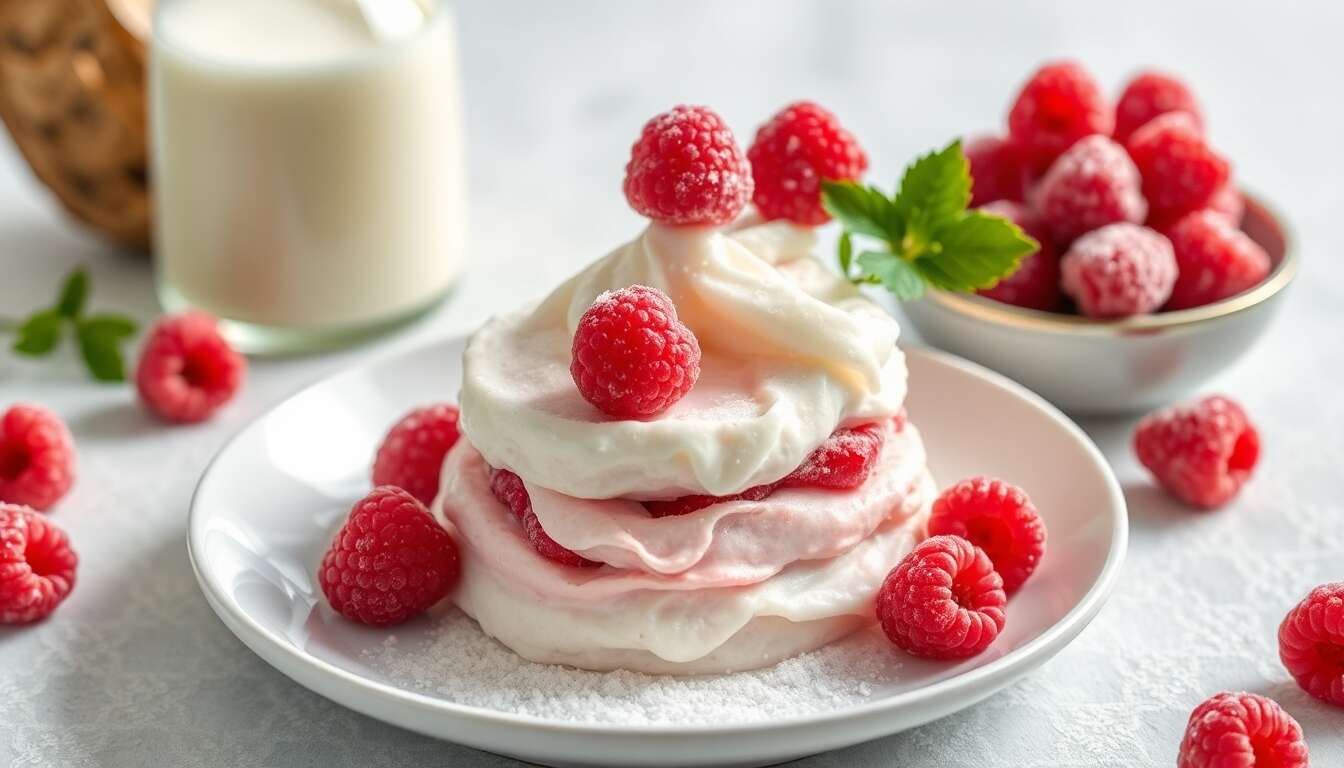 Délice de Nuage Coco Framboise : recette Gourmande