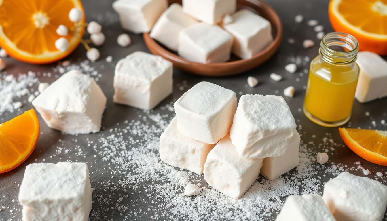 Guimauves à la Fleur d'Oranger : recette Gourmande et Facile
