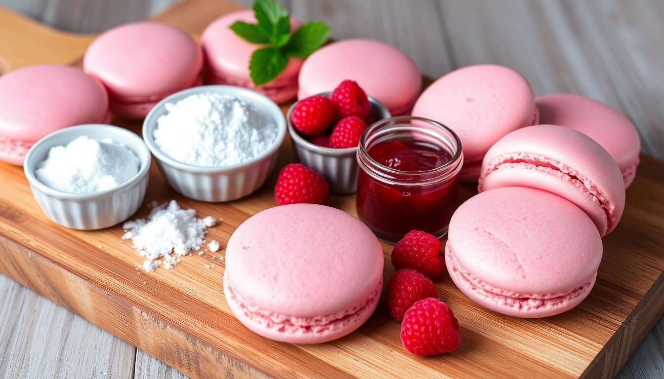 Recette de macarons à la framboise : un délice fruité et gourmand