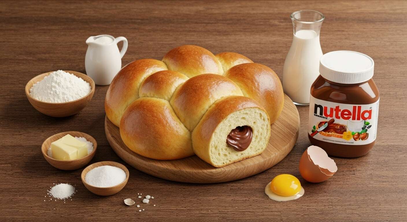 Recette de brioche au Nutella : un délice moelleux !