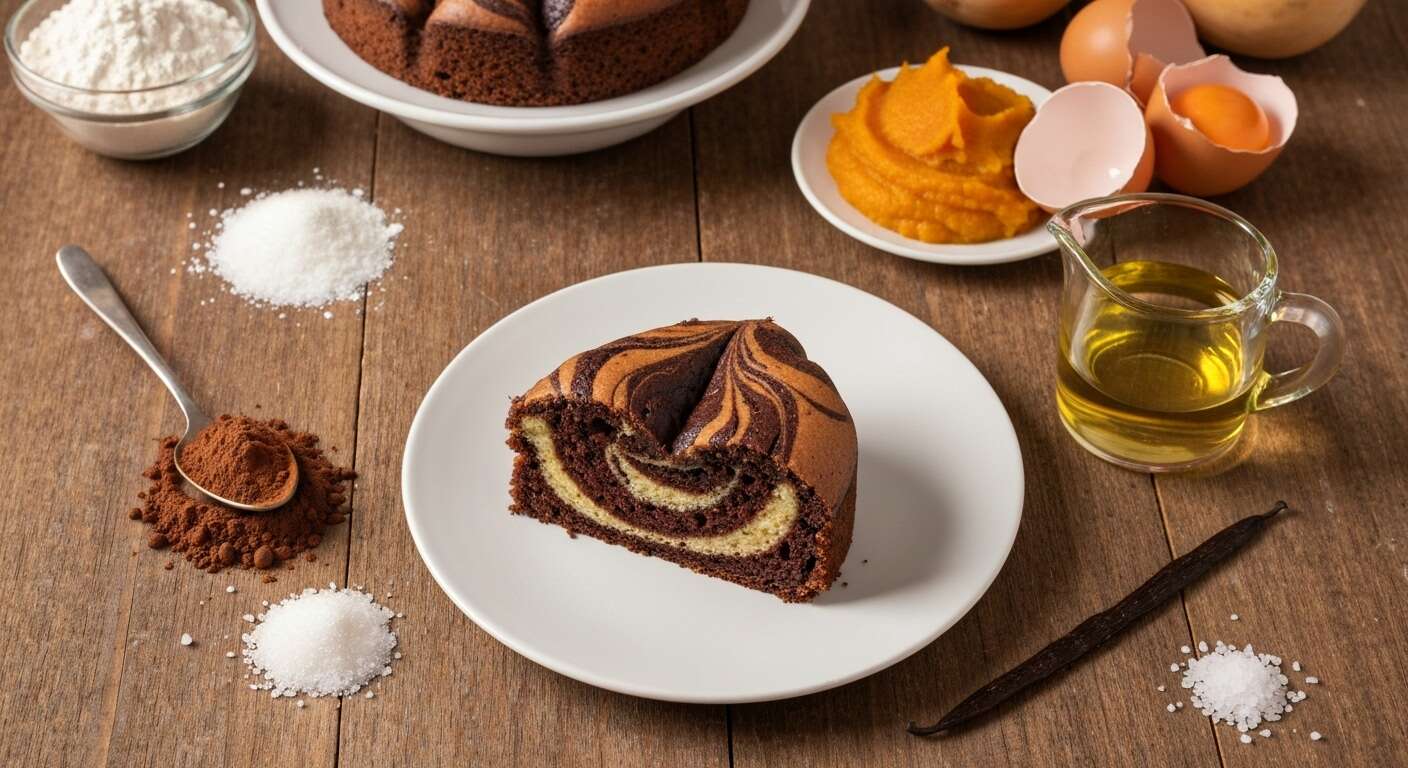 Marbré Butternut Chocolat : recette Halloween Gourmande