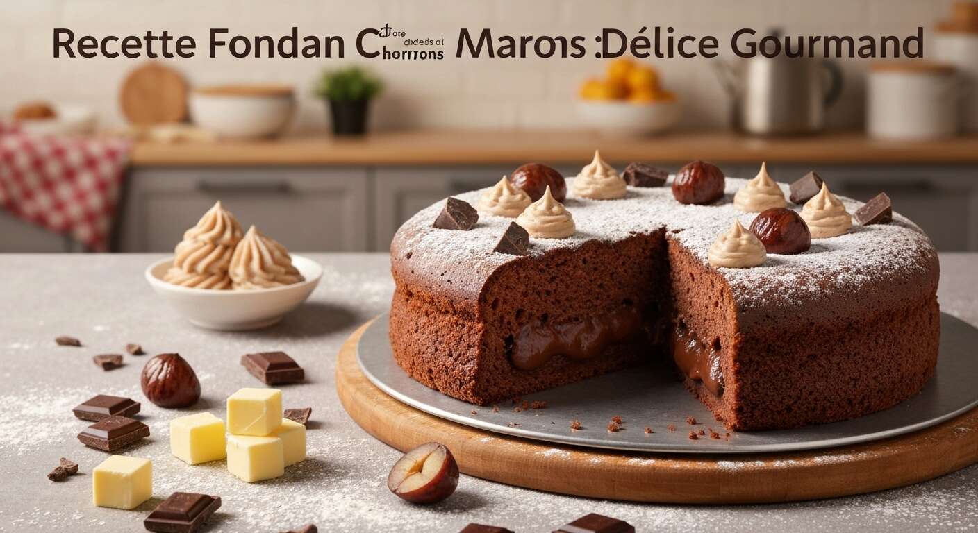 Recette Fondant Chocolat Marrons : délice Gourmand