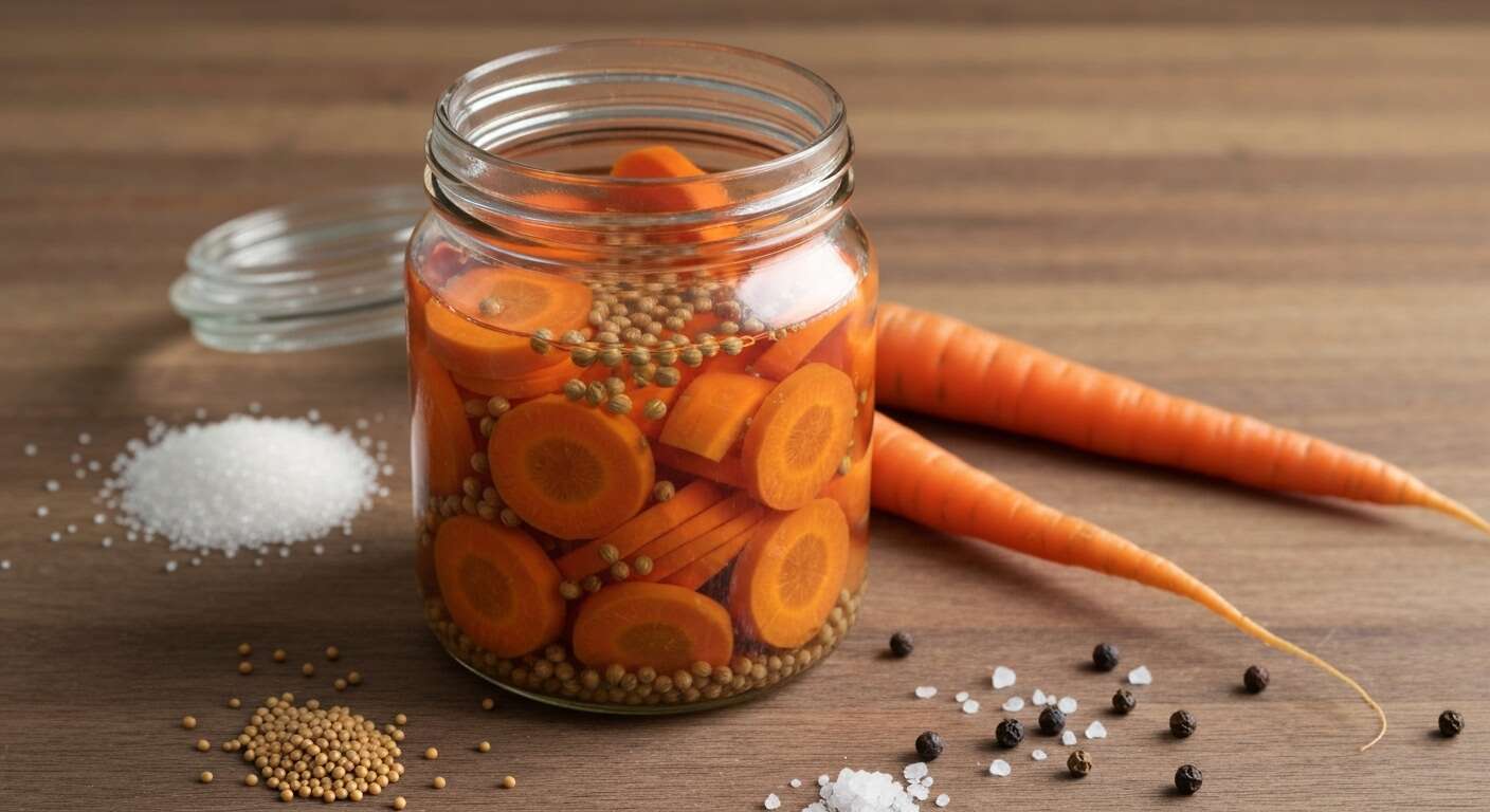 Recette de pickles de carottes à la coriandre : un délice maison