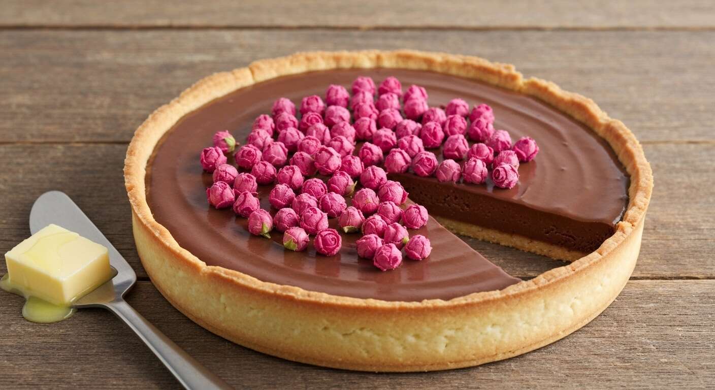 Tarte praline chocolat au lait : la recette gourmande