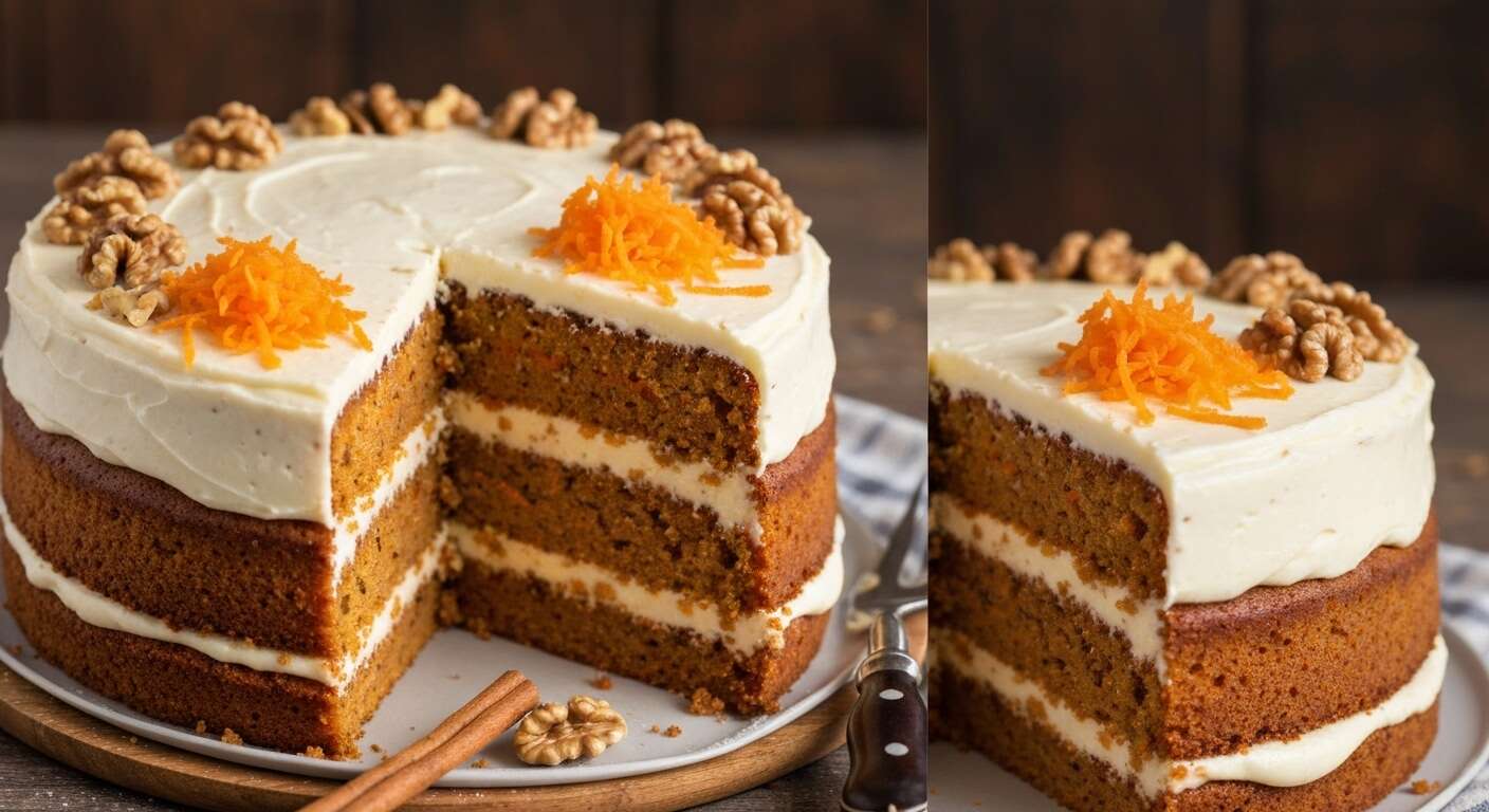 Recette inratable du carrot cake moelleux