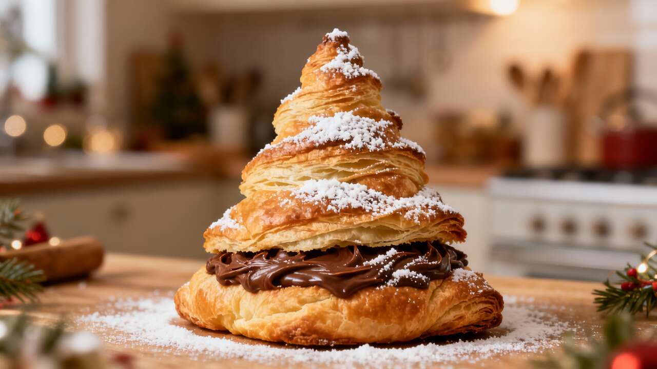 Recette de sapin de Noël au Nutella