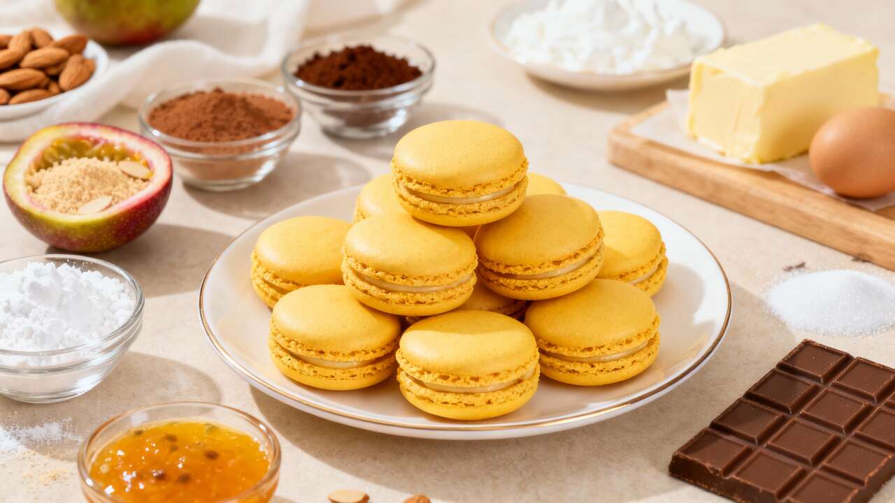 Recette de macarons Mogador sans gluten