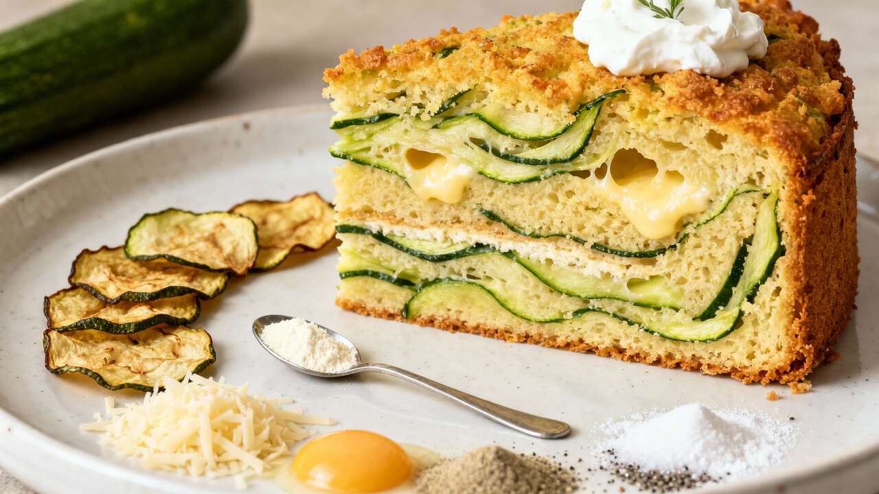 Gâteau invisible courgette parmesan : une recette facile et délicieuse