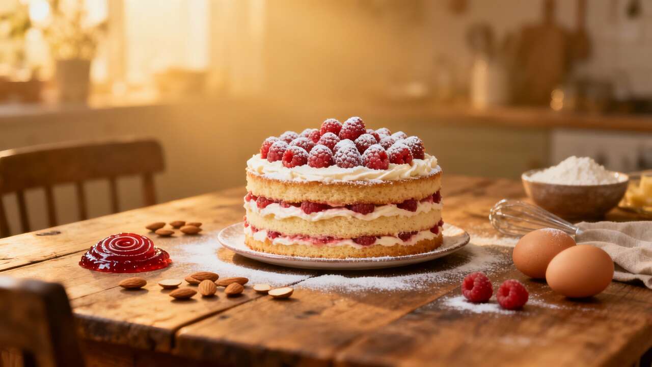 Recette Framboisier : gâteau Raffiné aux Framboises