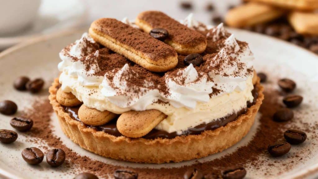 Tarte Tiramisu Café : recette facile et gourmande