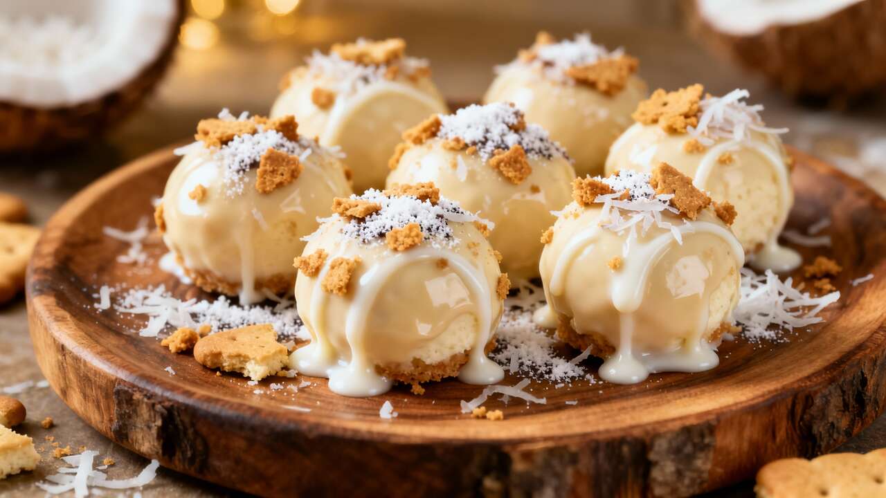 Truffes de Cheesecake à la Noix de Coco : recette Gourmande