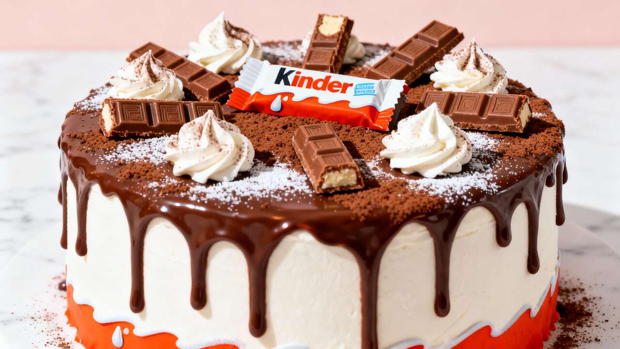 Drip Cake Kinder : recette gourmande et facile