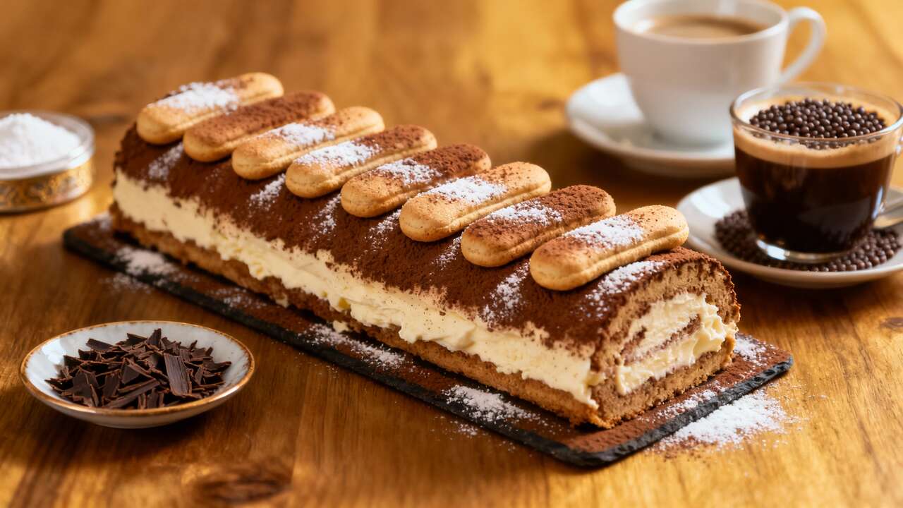 Bûche Tiramisu : recette Gourmande et Facile à Réaliser