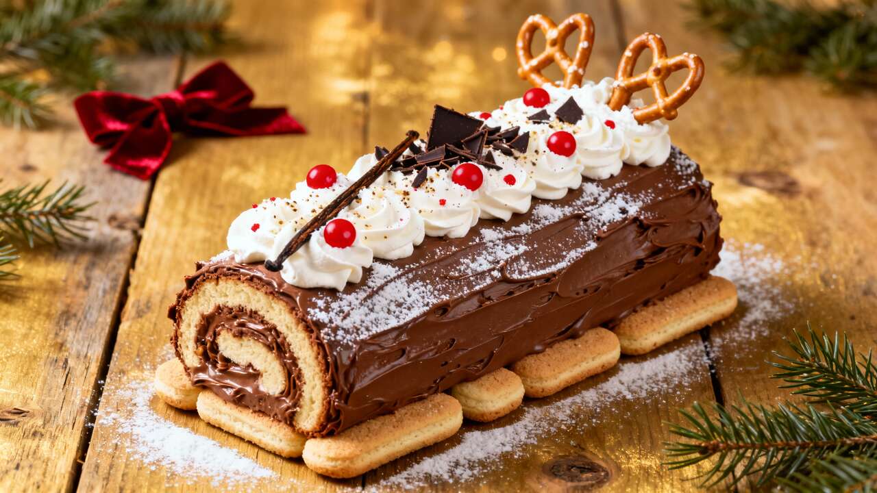 Recette de la bûche Rudolph : un dessert festif pour Noël