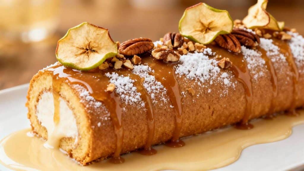 Bûche Granny Caramel Pécan Érable : une recette gourmande