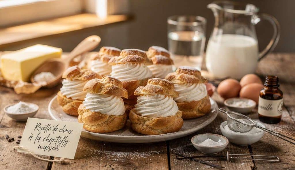 Recette de choux à la chantilly maison