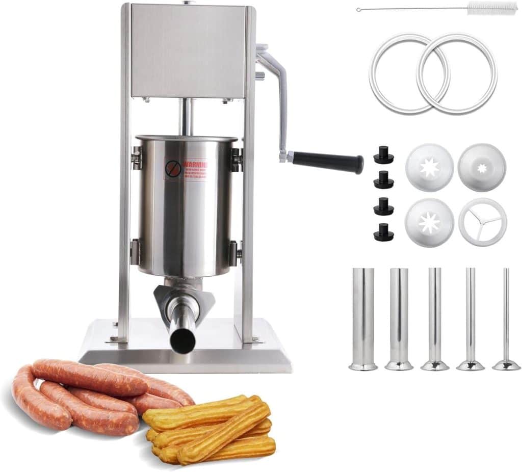 Test de la hakka brothers machine à saucisses en acier inoxydable