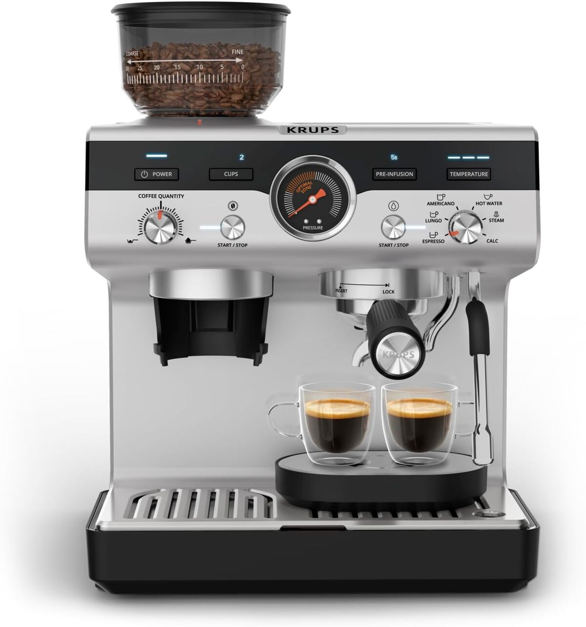 Test de la machine expresso manuelle Krups Precision XP801T10