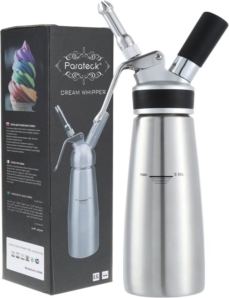 Test du siphon à crème Parateck : pratique et inoxydable