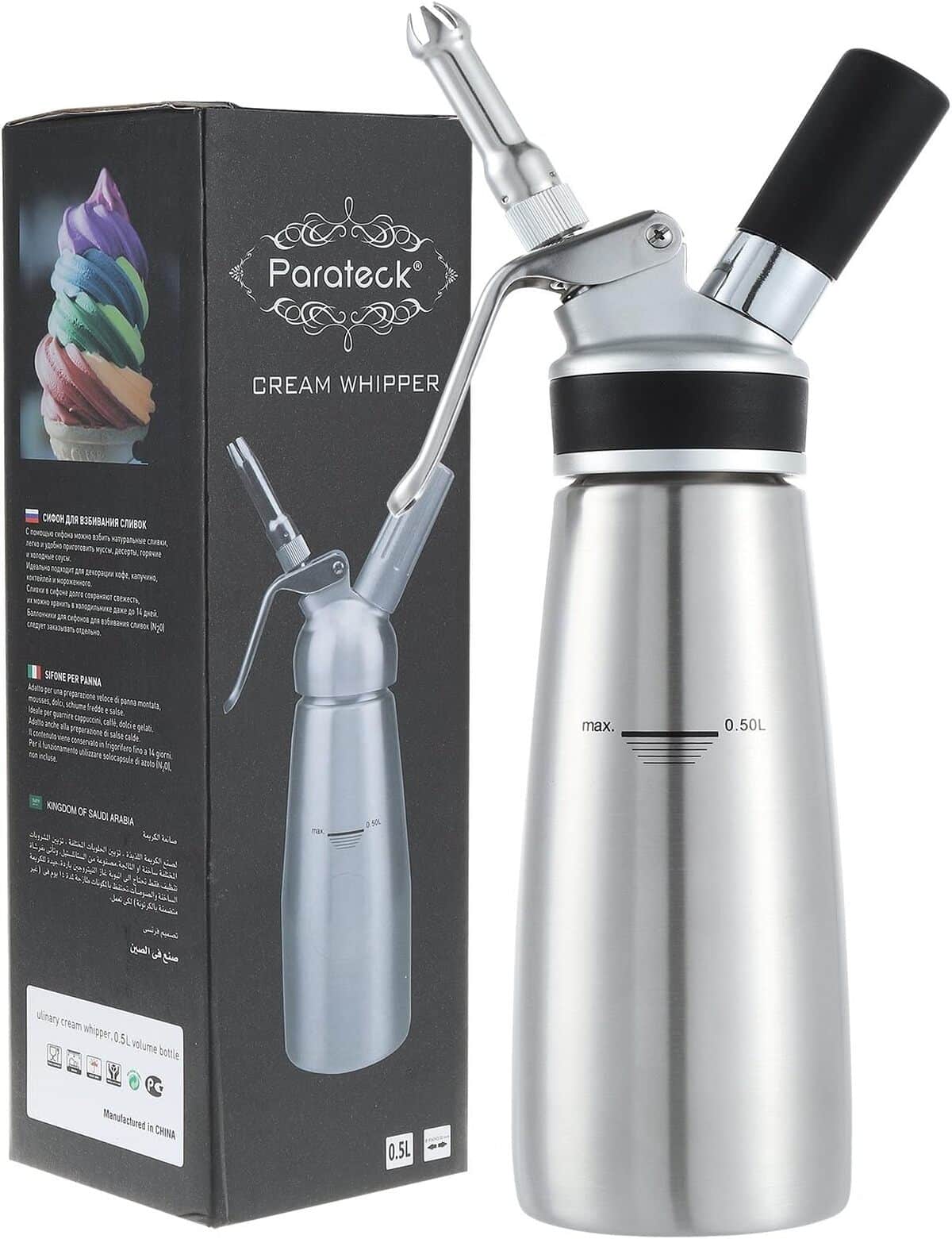 Test du siphon à crème Parateck : pratique et inoxydable