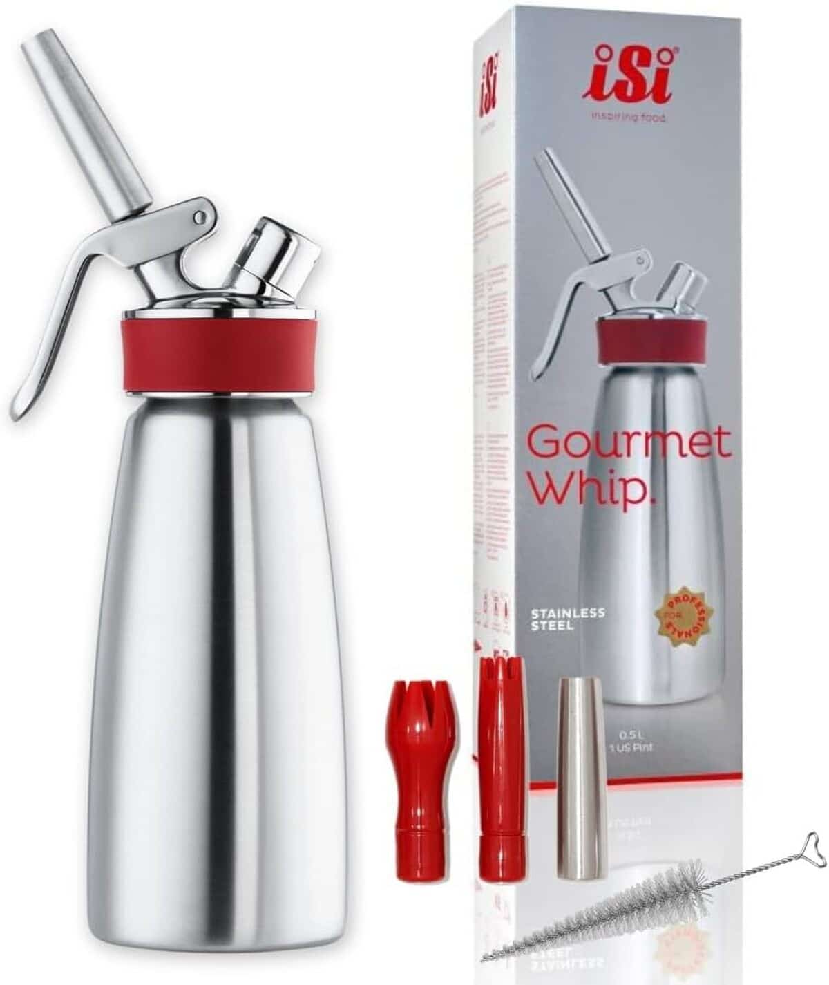 Test : iSi Gourmet Whip Plus 500 ml en acier inoxydable