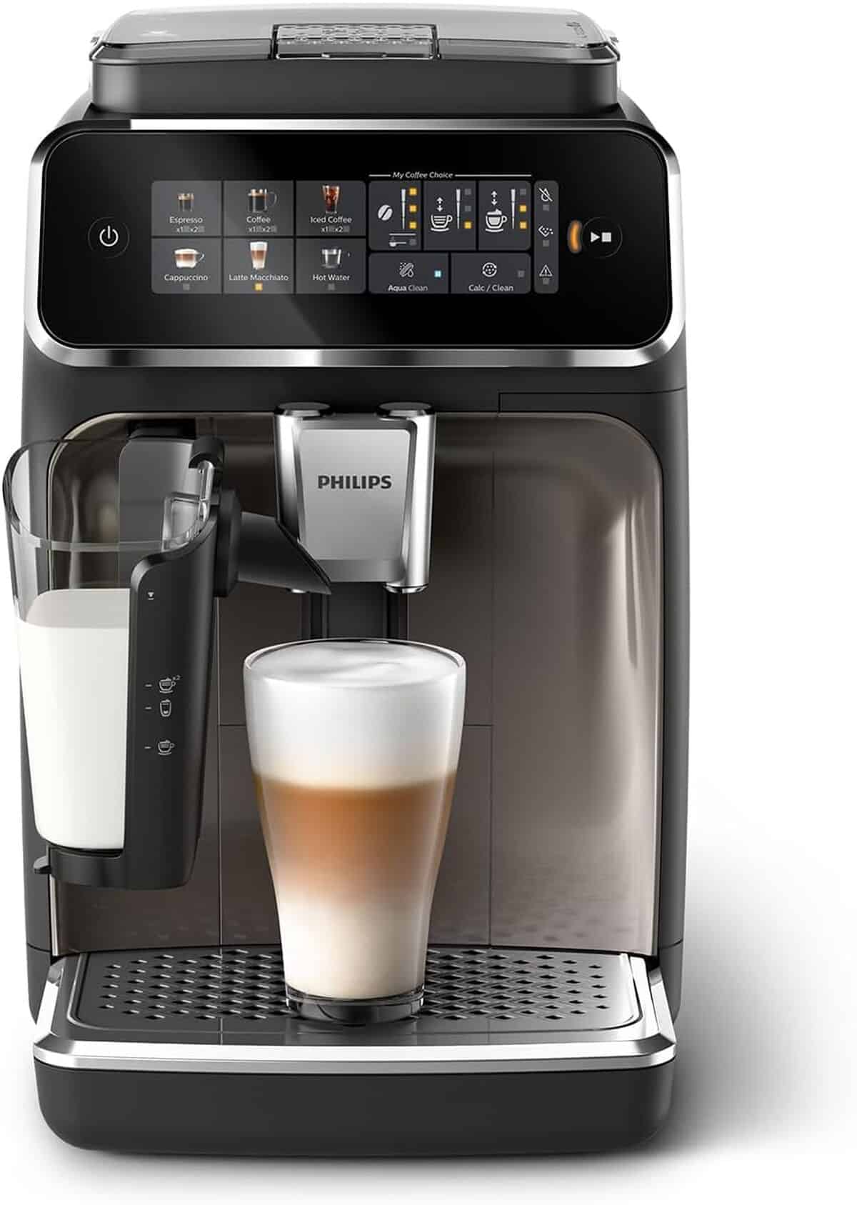 Test machine expresso Philips série 3300 : écran tactile et système LatteGo