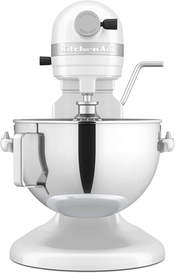 KitchenAid HEAVY DUTY - ROBOT PÂTISSIER À BOL RELEVABLE 5,2 L - BLANC 5KSM55SXXEWH