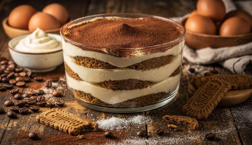 Tiramisu aux spéculoos : recette gourmande et facile