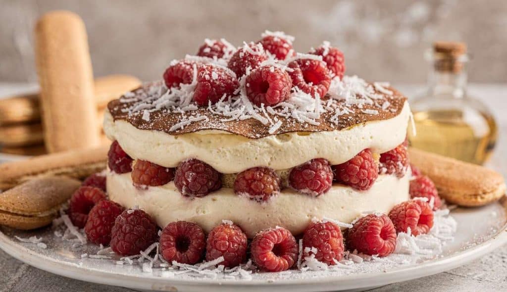 Tiramisu Coco Framboise : recette Gourmande et Exotique