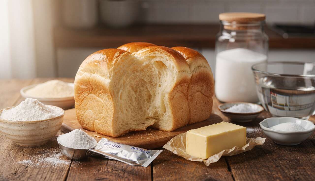 Recette facile de pain au lait moelleux