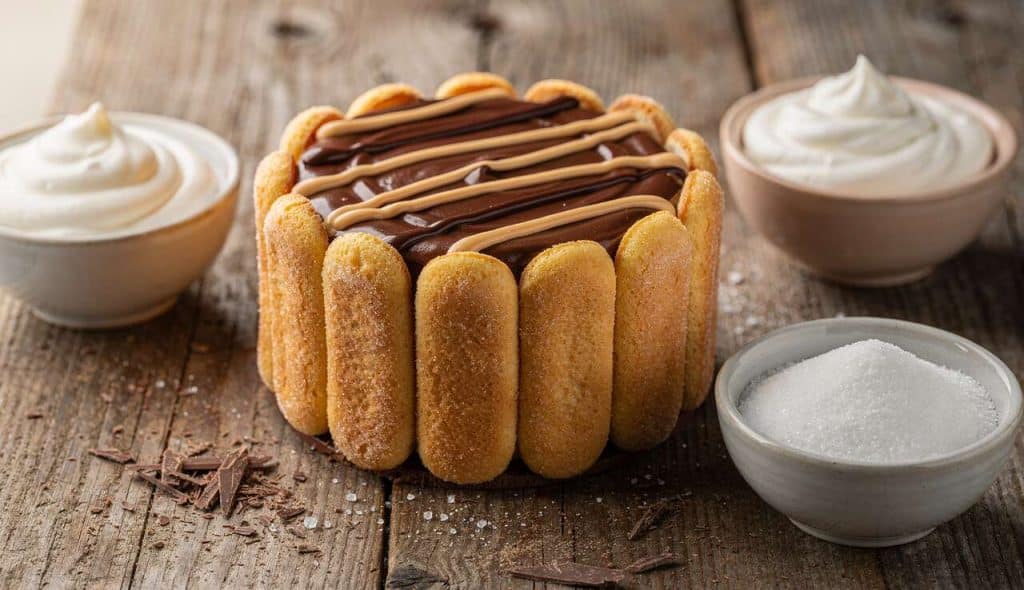 Charlotte aux Deux Chocolats : recette Gourmande