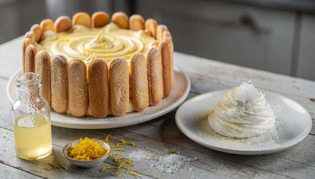 Charlotte citron meringuée : délice gourmand à découvrir