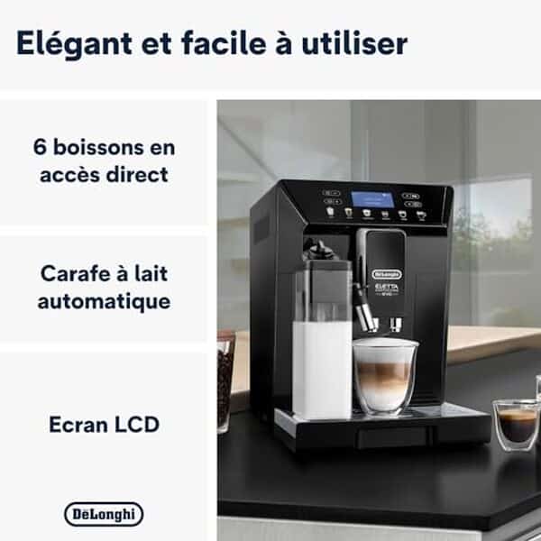Découvrez notre test de la machine à café grain programmable de'Longhi Eletta Evo : fonctionnalités, performance et astuces pour un café parfait au quotidien