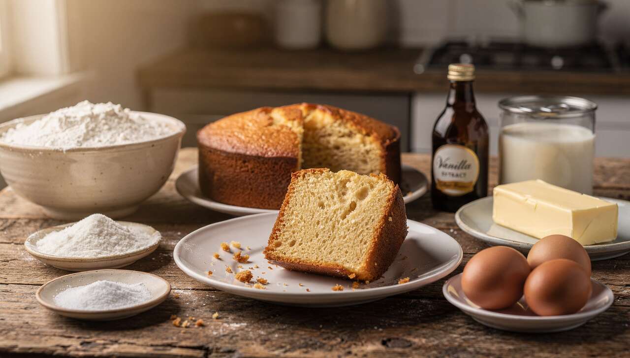 Recette de cake à la vanille moelleux