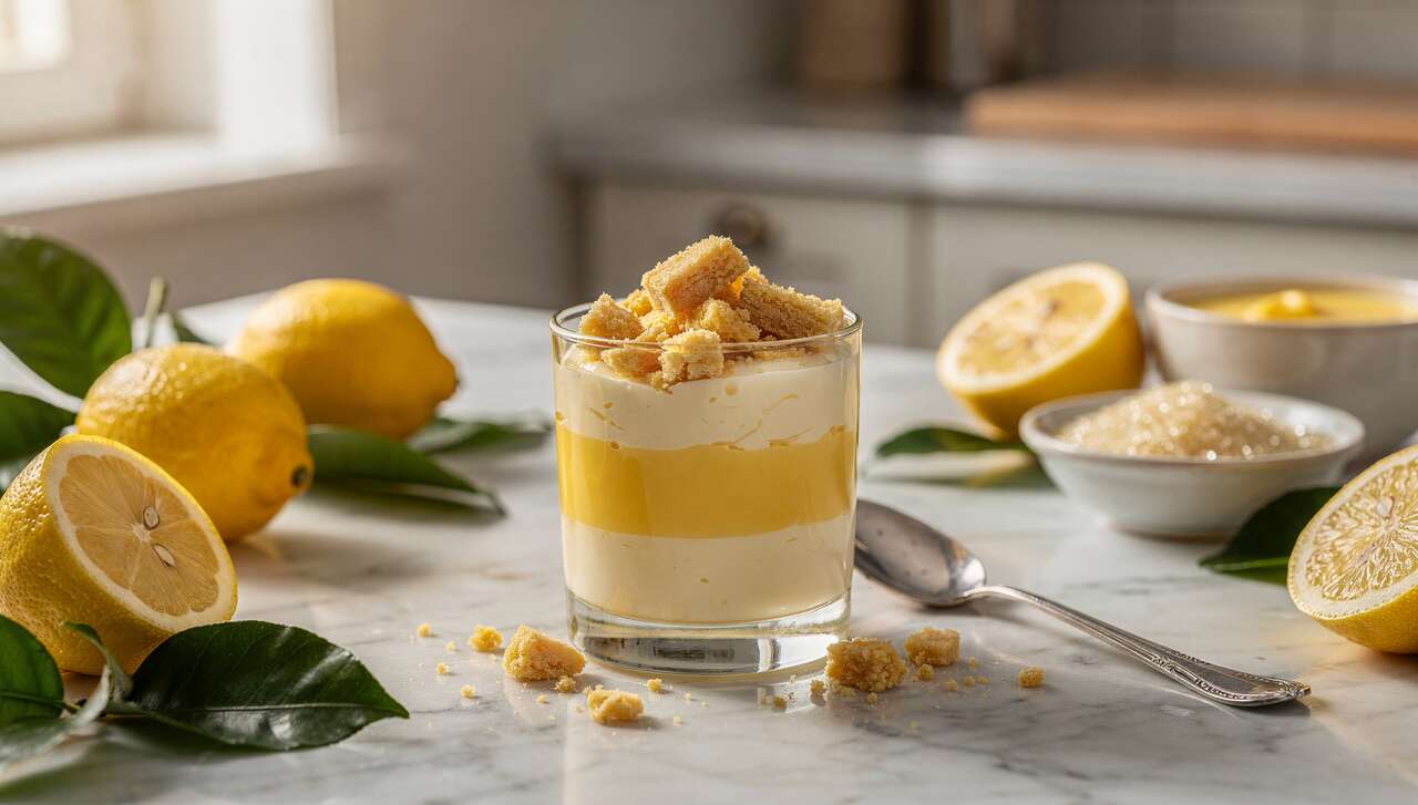 Verrine Façon Tarte au Citron : recette Gourmande