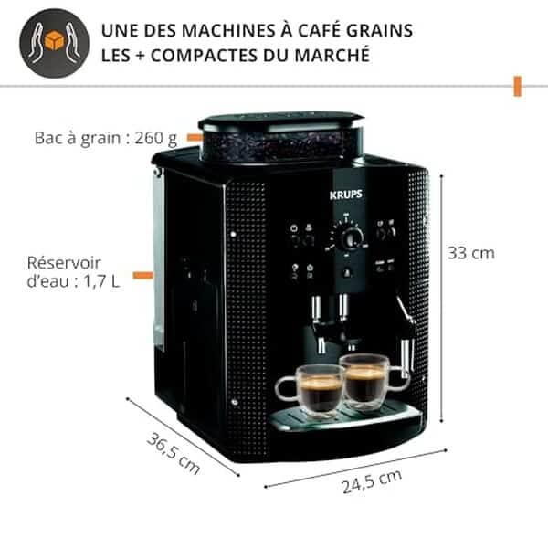 Découvrez notre test complet de la Krups Essential noire YY8125FD : une machine à café à grain alliant qualité, innovation et design élégant.