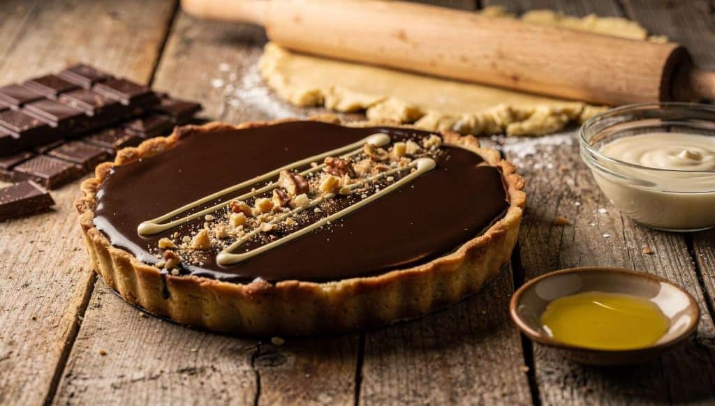 Tarte chocolat praliné : recette gourmande et facile