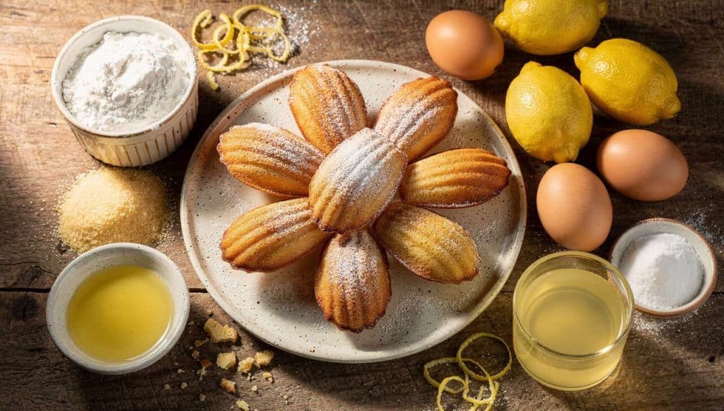 Madeleines au citron : la recette facile et gourmande