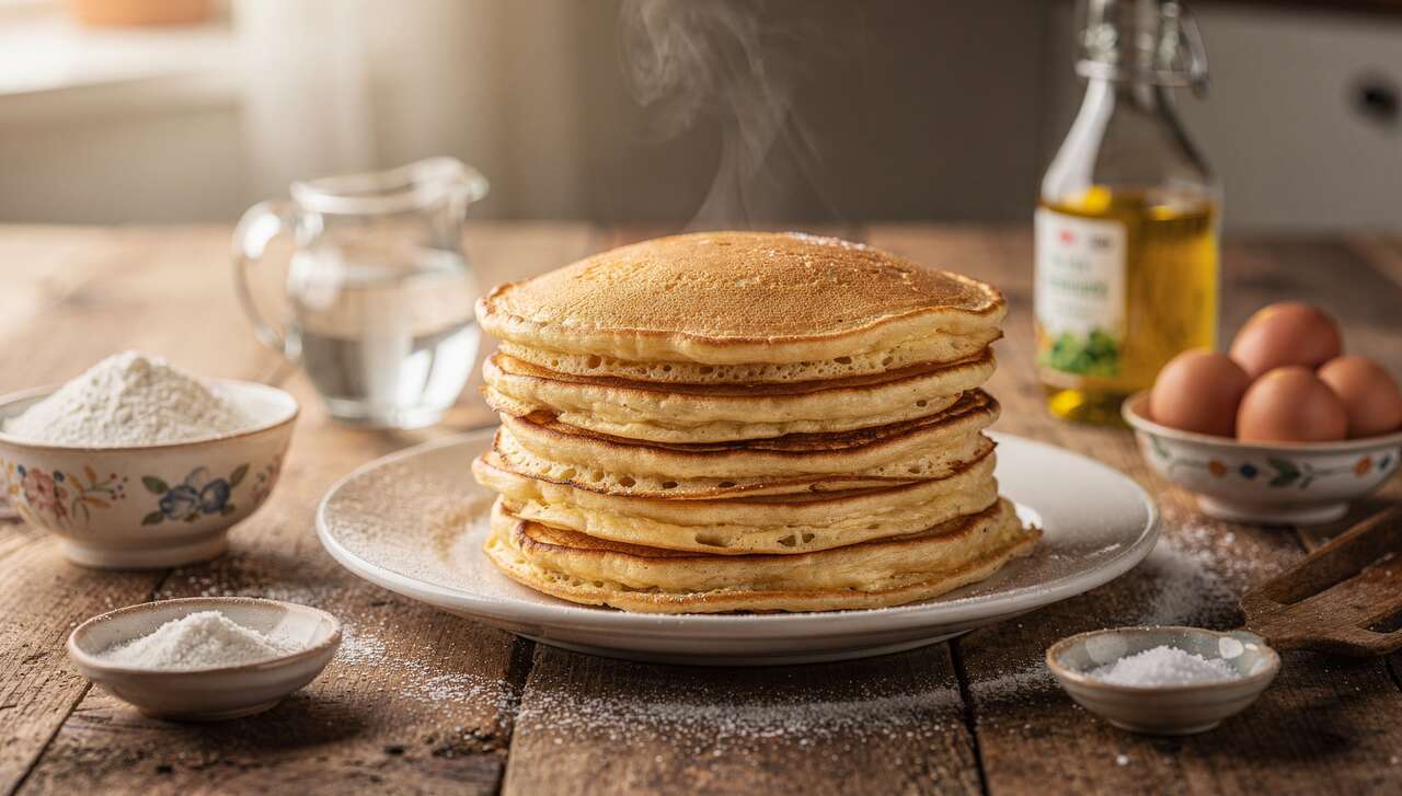 Recette de big pancakes moelleux - la cuisine de bibou
