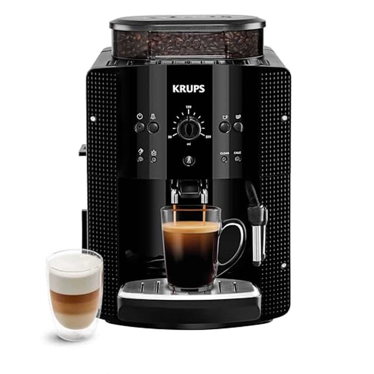 Test de la machine à café grain Krups Essential noire YY8125FD