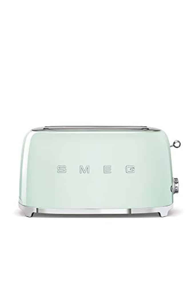 Test du grille-pain Smeg TSF02PGEU 4 tranches vert pastel