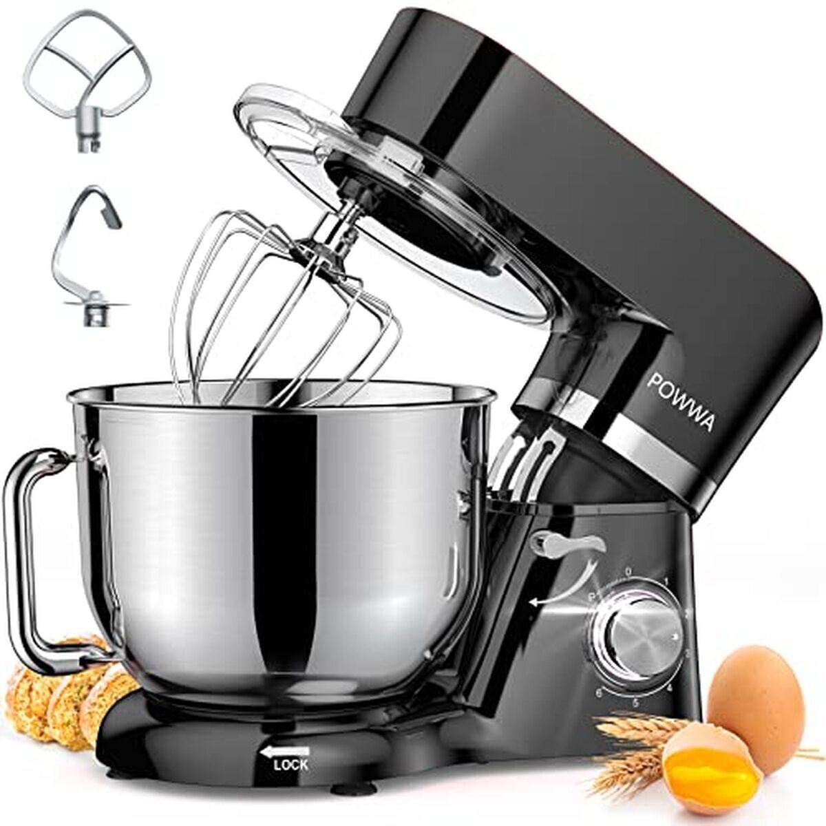 Test du robot pâtissier POWWA 1500W : puissance et silence en cuisine
