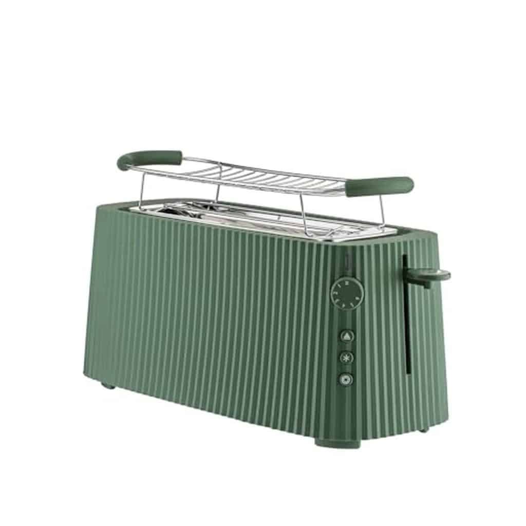 Test : grille-pain Alessi Plissé MDL15 GR 1700 W vert