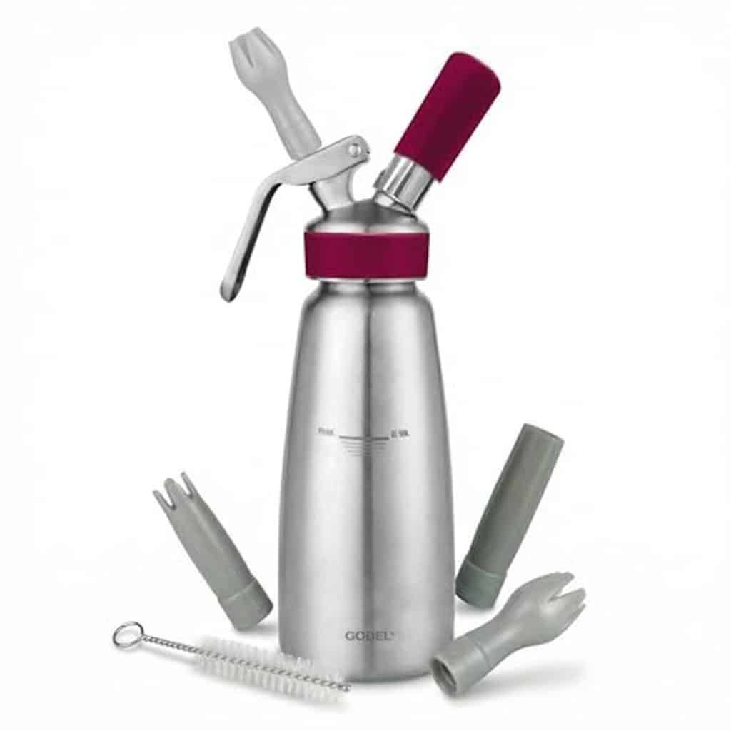 Test : siphon de cuisine Gobel inox 0.5L, qualité professionnelle