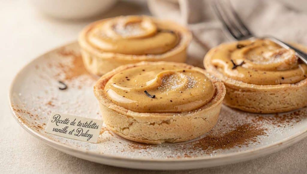 Recette de tartelettes vanille et Dulcey