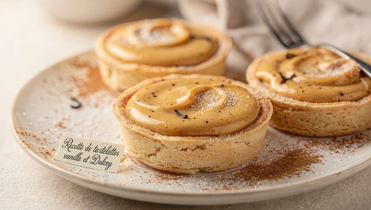 Recette de tartelettes vanille et Dulcey