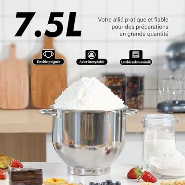 Découvrez notre test détaillé du robot pâtissier Kitchen in the Box 1400W : analyse de sa puissance, de ses performances et de ses fonctionnalités.